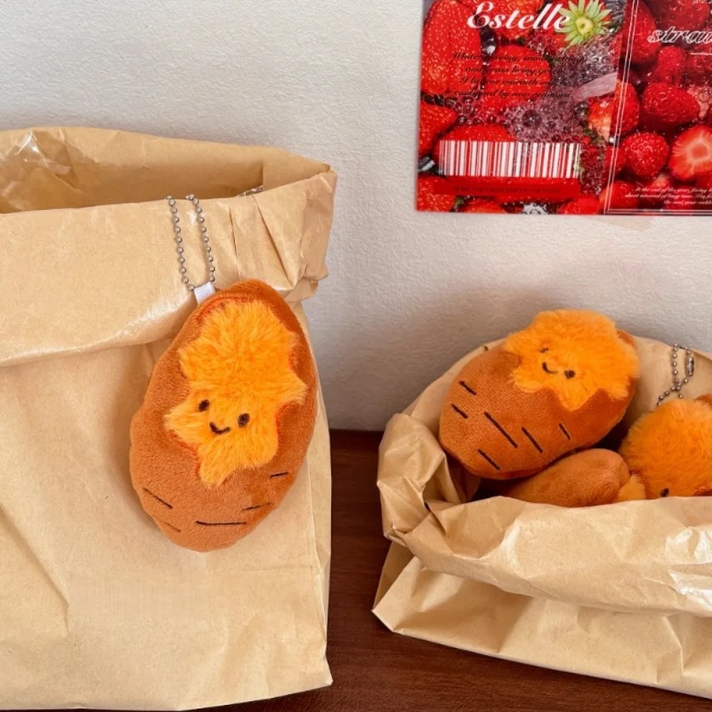 Gaming Console Keychain - 1-5 pièces Porte-clés en peluche Patate