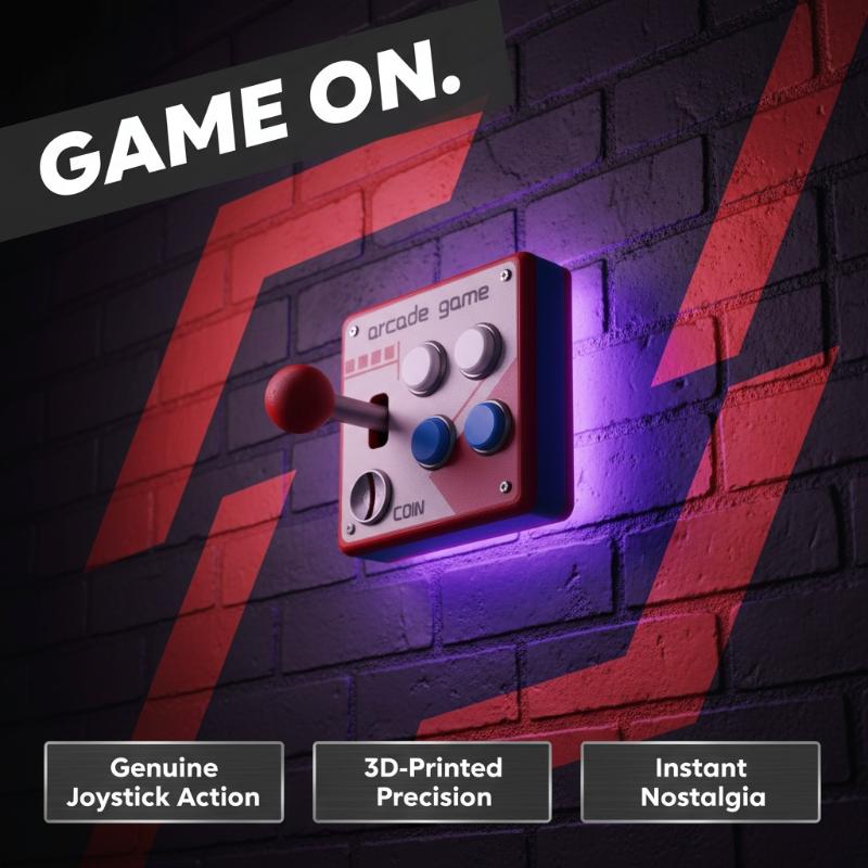 Gaming Console Buttons - Plaque de boutons de jeu d'arcade