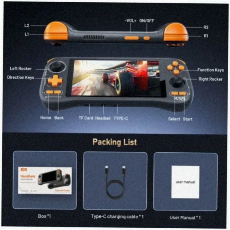 Console de jeu portable KINHAN - Gaming Console Under 5000 avis et prix