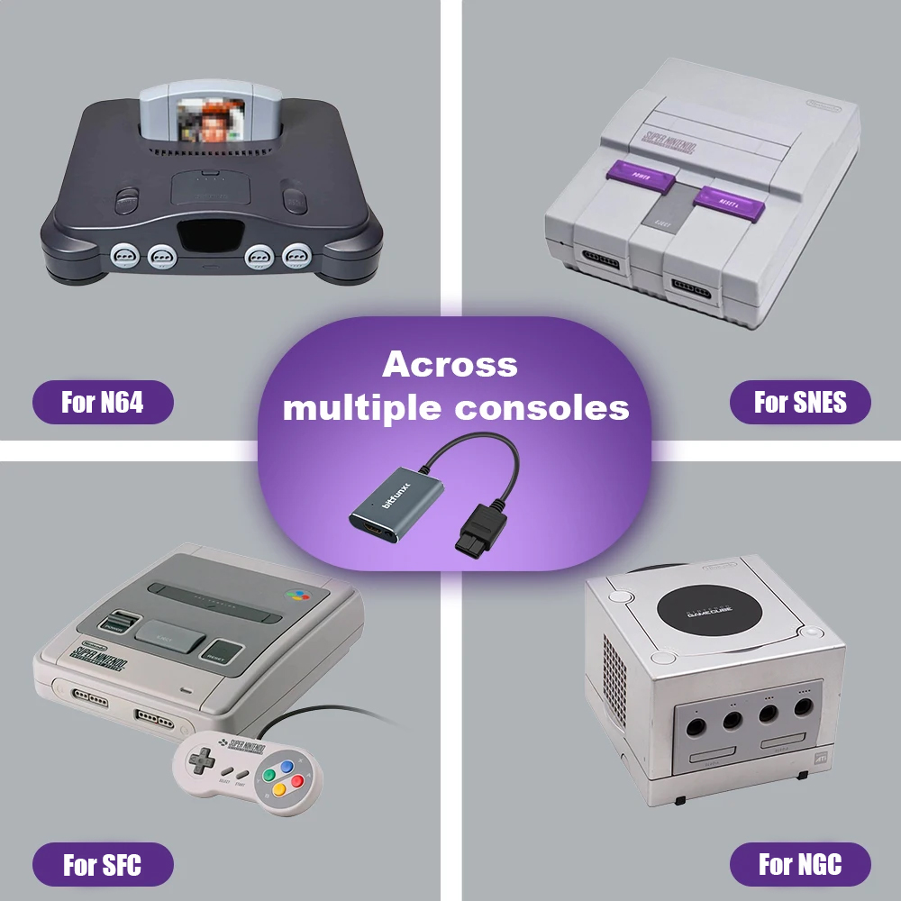 Bitfunx – adaptateur vidéo 720 - Gaming Console In Tv avis et prix