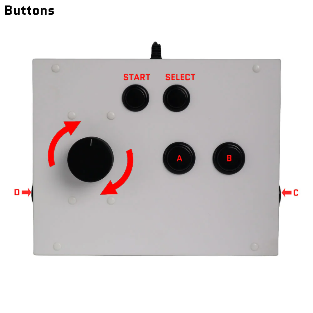 Console de jeux avec dispositi - Gaming Console Buttons avis et prix